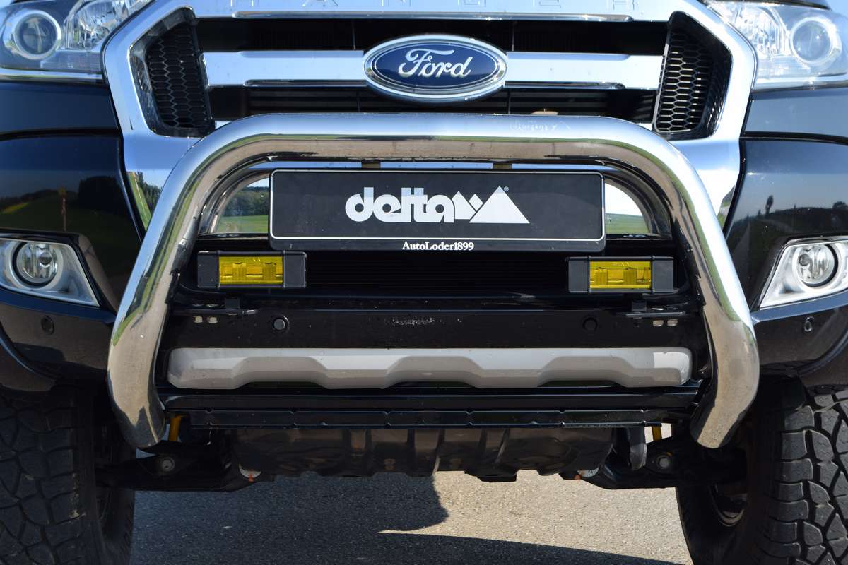 Scheinwerferhalter Frontbügel seitlich Schwarz – Bild 4